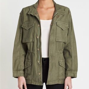 FRAME DENIM Olive Green Service Jacket